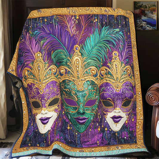 Rynx | Decorated masquerade mask blanket