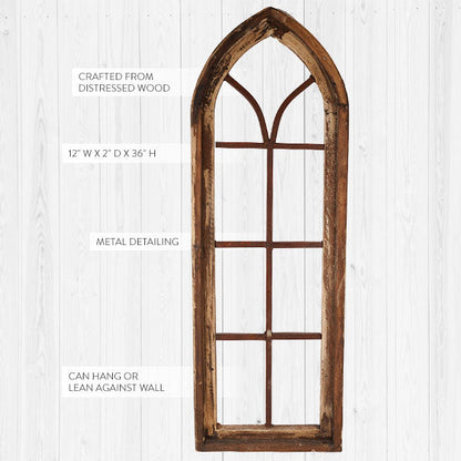 Rynx | Architectural Salvage Arch Window Panel