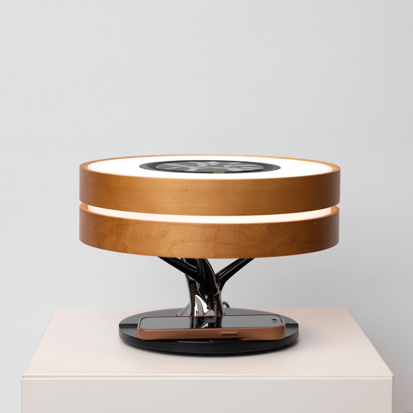 Rynx | The Modern Series Table Lamp with Speaker and Wireless Charger