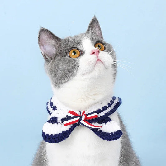 Rynx | Handmade Navy Crochet Collar