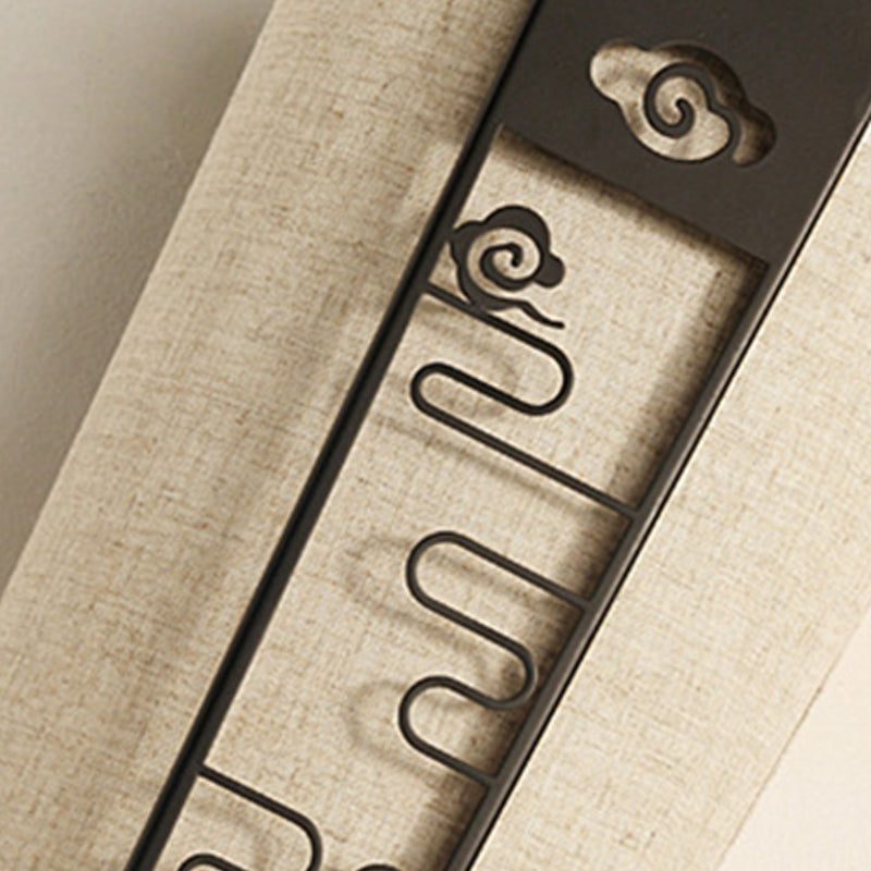 Rynx | Black Cloud/Trellis/Linear Wall Lighting Traditional 1 Light Hallway Wall Lamp with Cylinder Shade