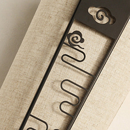 Rynx | Black Cloud/Trellis/Linear Wall Lighting Traditional 1 Light Hallway Wall Lamp with Cylinder Shade
