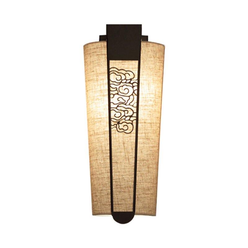 Rynx | Black Cloud/Trellis/Linear Wall Lighting Traditional 1 Light Hallway Wall Lamp with Cylinder Shade