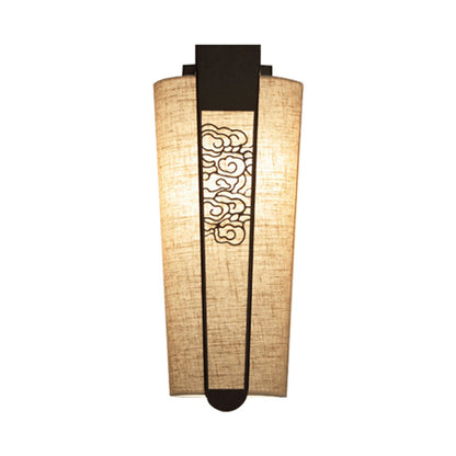 Rynx | Black Cloud/Trellis/Linear Wall Lighting Traditional 1 Light Hallway Wall Lamp with Cylinder Shade