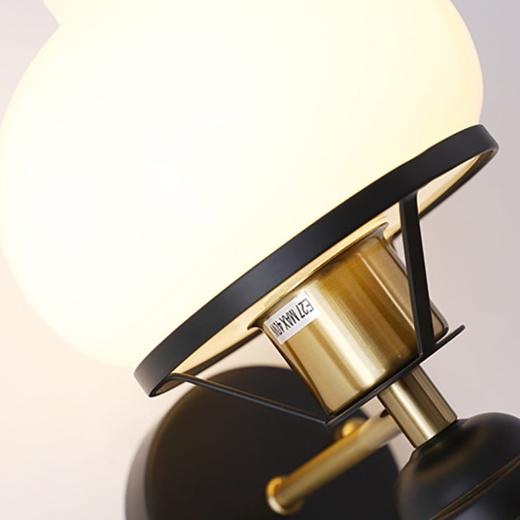 Rynx | GeoLuxe French Geometric Wall Lamp | Iron & Glass | 1-Light Design for Living Room