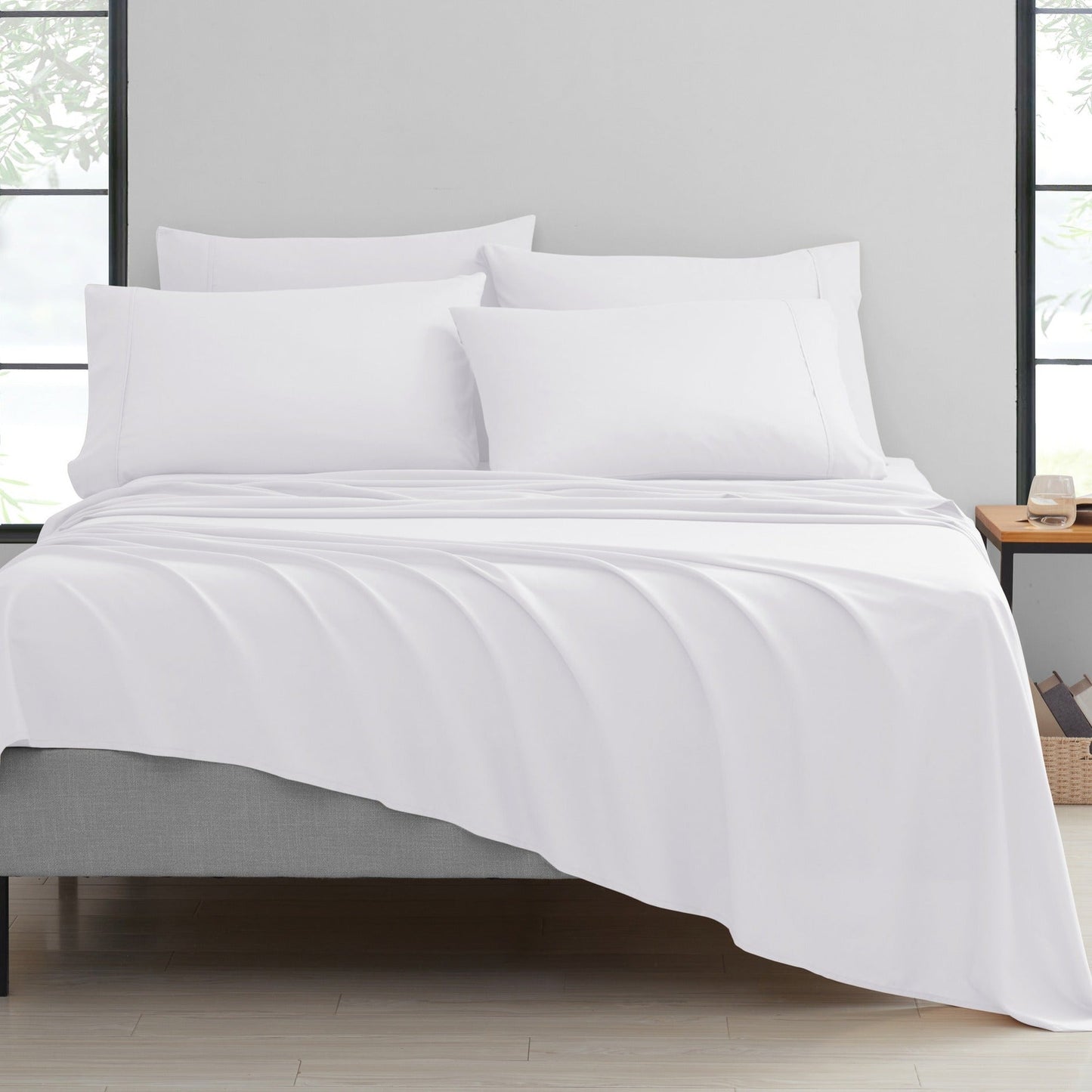 Rynx | Bamboo 2000 Thread Count 6-Piece Luxury Sheet Set - Organic, Cooling, 16 Inch Deep Pocket, Egyptian Luxury with Bonus Pillowcases - Shrink and Fade Resistant