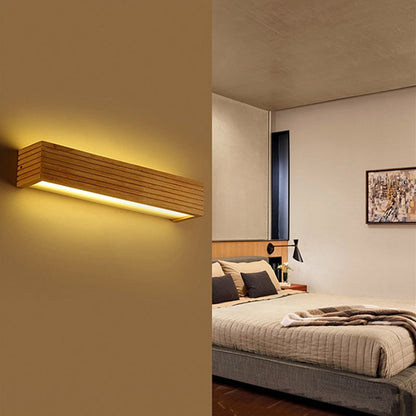Rynx | Modern Japan Style LED Oak Wood Wall Lamp