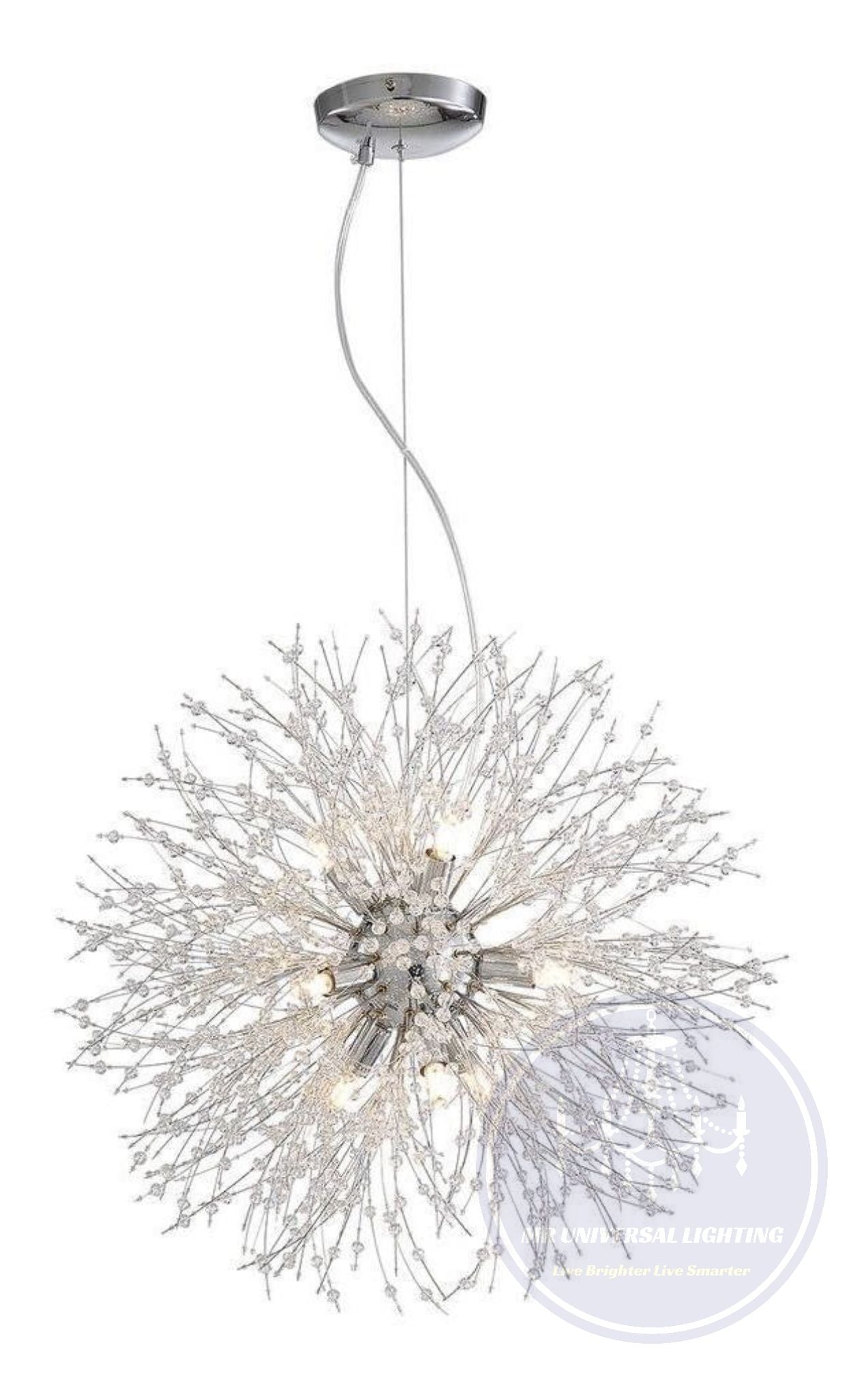 Rynx | Crystal Fireworks Pendant Light Chrome
