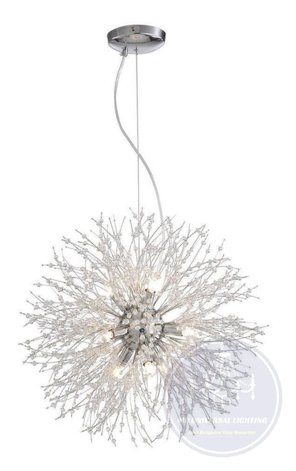 Rynx | Crystal Fireworks Pendant Light Chrome