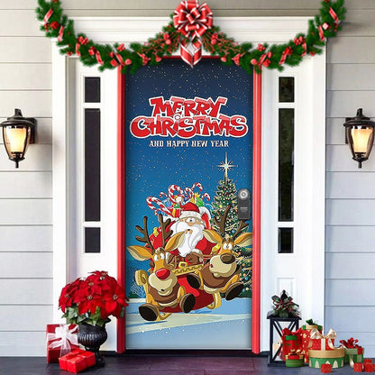 Rynx | Nightmare Before Christmas Outdoor Decorations Props Christmas Elf Door Cover