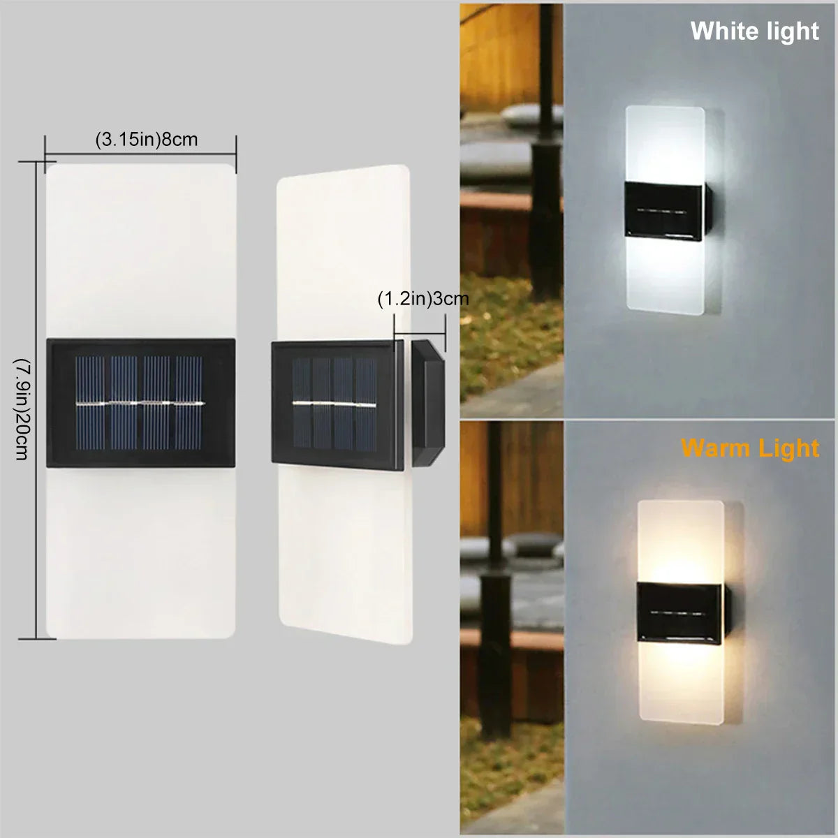 Rynx | LuminaraSolar - LED Outdoor Wall Lamp Powered by Solar Energy