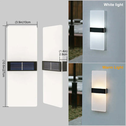 Rynx | LuminaraSolar - LED Outdoor Wall Lamp Powered by Solar Energy