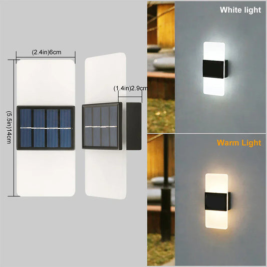 Rynx | LuminaraSolar - LED Outdoor Wall Lamp Powered by Solar Energy