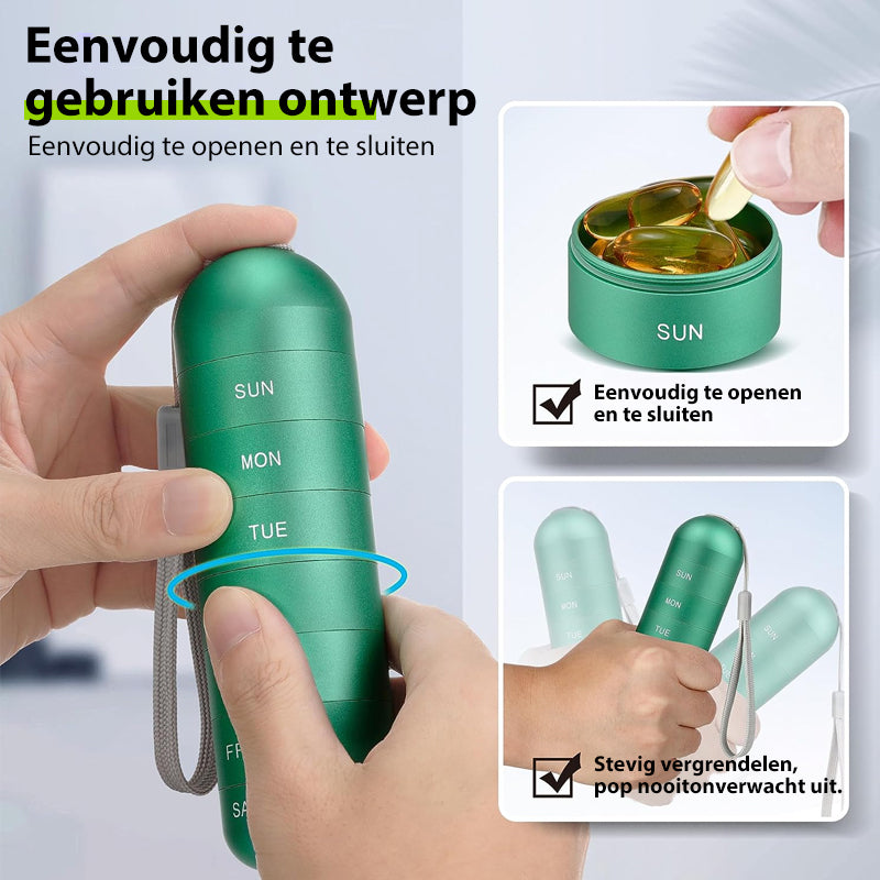 Rynx | Days Portable Pill Box For Travel