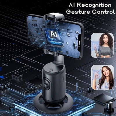 RYNX | 📸360° Rotation Smart Auto Face Object Tracking Holder