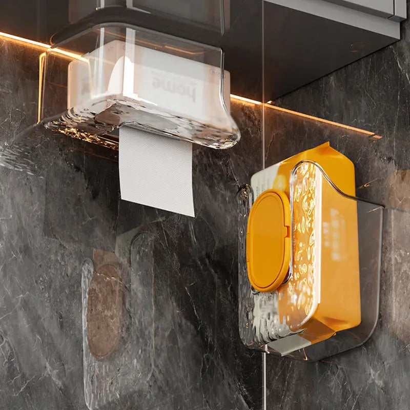 Rynx | Drill-free wall-mounted tissue holder