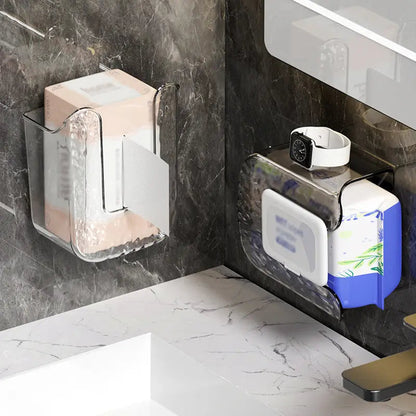 Rynx | Drill-free wall-mounted tissue holder