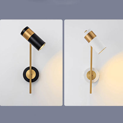 Rynx | Modern minimalist spotlight rotatable LED wall lamp made of iron