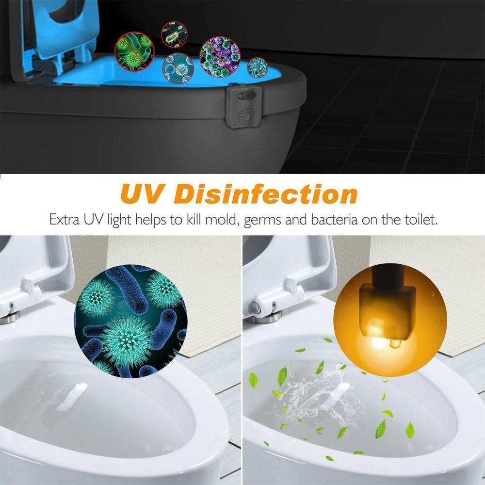 Rynx | 16 Colors LED Toilet Night Light--Upgrade UV Sterilization