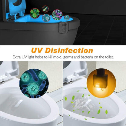 Rynx | 16 Colors LED Toilet Night Light--Upgrade UV Sterilization