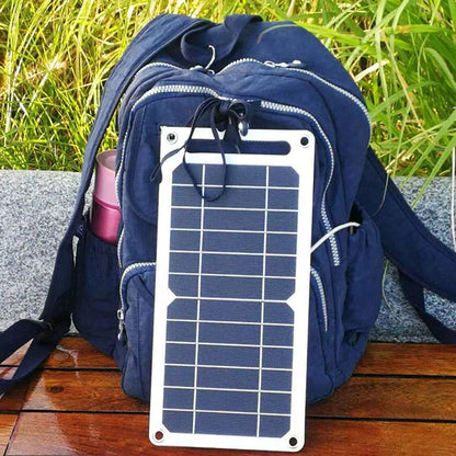 RYNX | Solar Panel With Portable Usb Battery, Waterproof