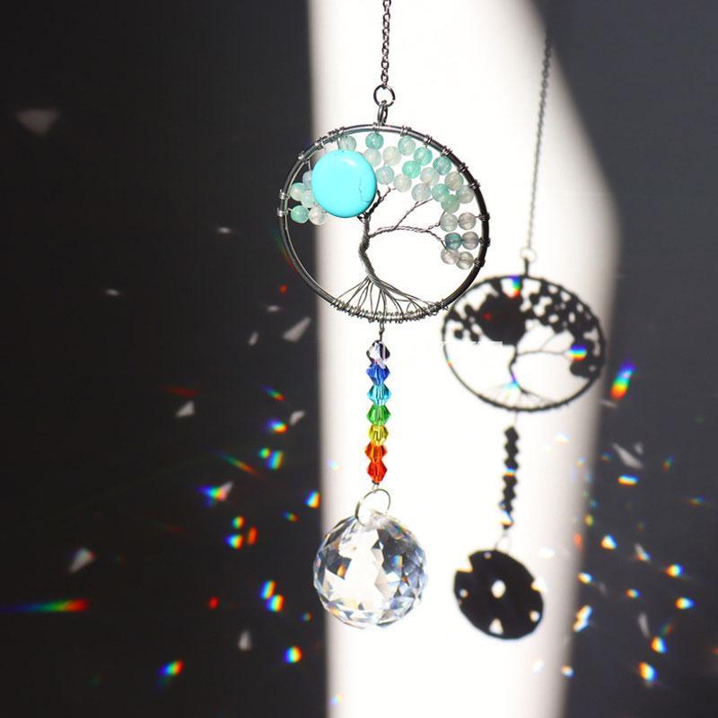 Rynx | Crystal Wind Chime Tree of Life Dreamcatcher