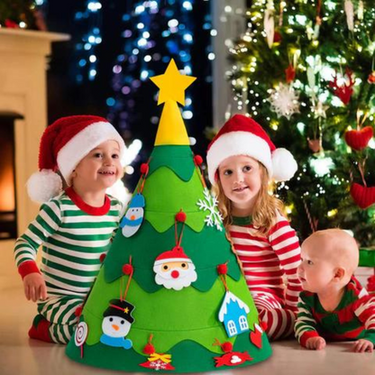 Rynx | 3D Frummies Felt Christmas Tree | Montessori DIY Decorating Christmas Tree with Children
