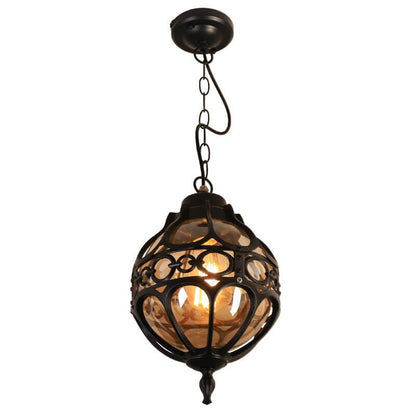 Rynx | GlobeRetro Outdoor Pendant Light | Waterproof | Industrial Design | Outdoor Lighting | Garden Light