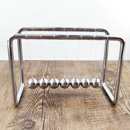 RYNX | Silver Newton Pendulum Balance Balls Desk Toy