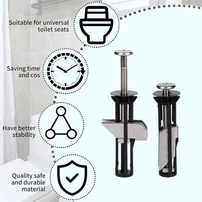 Rynx | 2+2 | Heavy-duty fastening screws for stable toilet seats