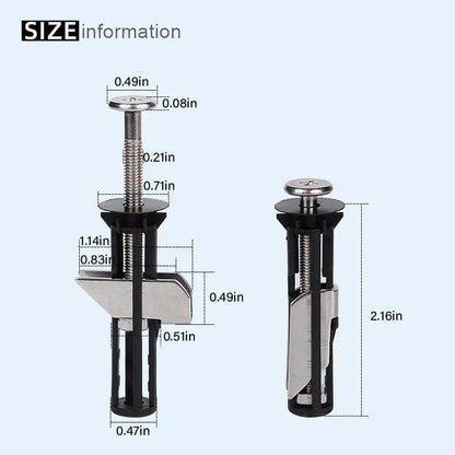 Rynx | 2+2 | Heavy-duty fastening screws for stable toilet seats