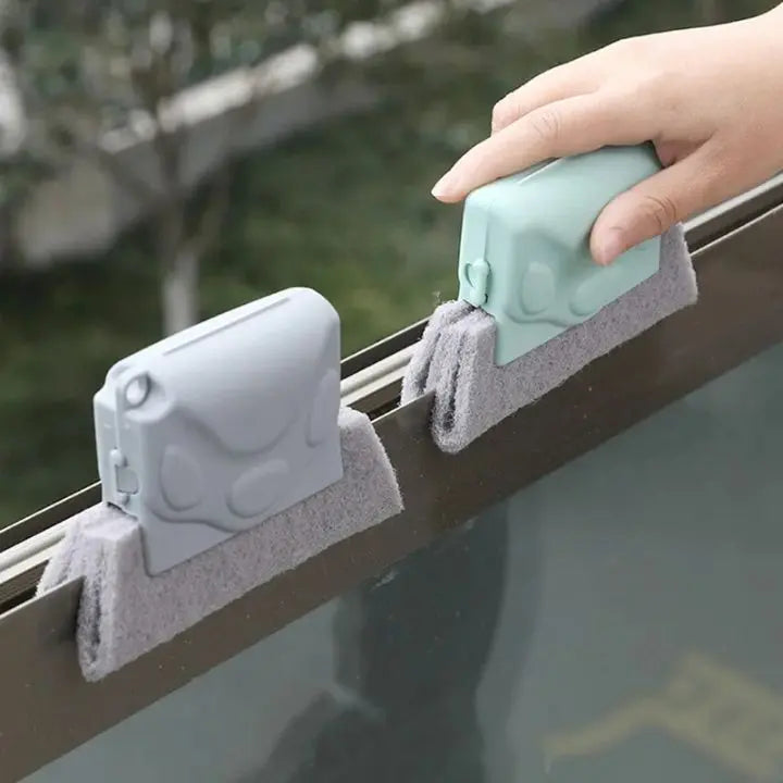 Rynx | 2+2 | Window Brush with Handle – Thorough Cleaning of Narrow Corners