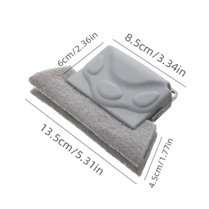 Rynx | 2+2 | Window Brush with Handle – Thorough Cleaning of Narrow Corners