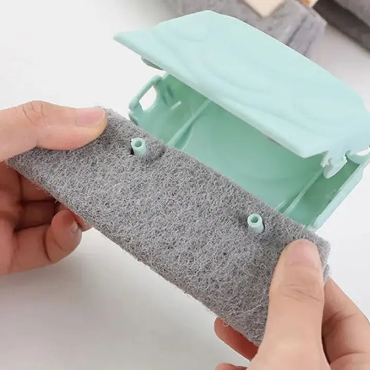 Rynx | 2+2 | Window Brush with Handle – Thorough Cleaning of Narrow Corners