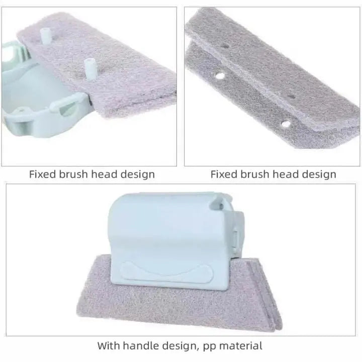 Rynx | 2+2 | Window Brush with Handle – Thorough Cleaning of Narrow Corners