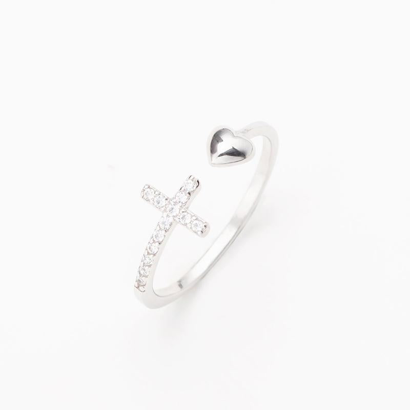 RYNX | Love S925 Sterling Silver Cross Ring