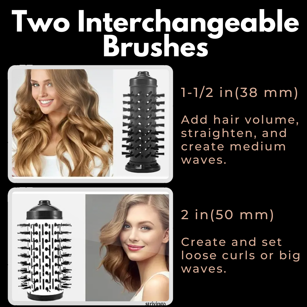 RYNX | Driwave 2-In-1 Rotating Hair Dryer And Styler