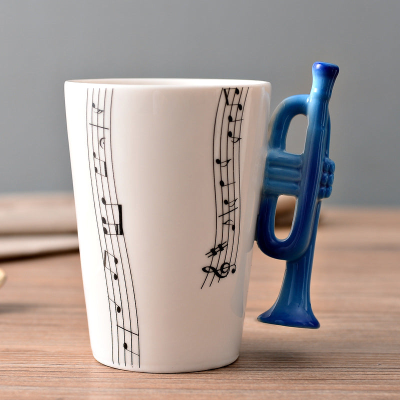 Rynx | Musicians Ceramic Mug, Musical Instrument Mug