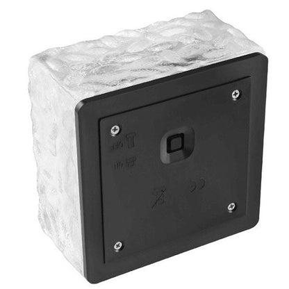 Rynx | IceGlow Solar LED Floor Recessed Light | Waterproof | Glass Effect | Garden Lighting in Various Colors