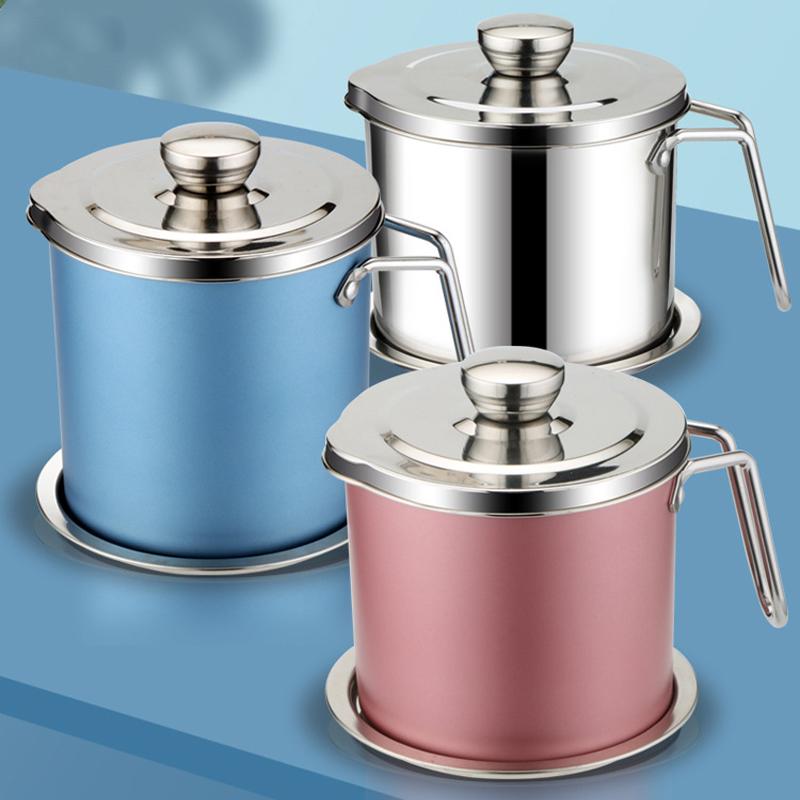 RYNX | Stainless Steel Oil Strainer Storage Can