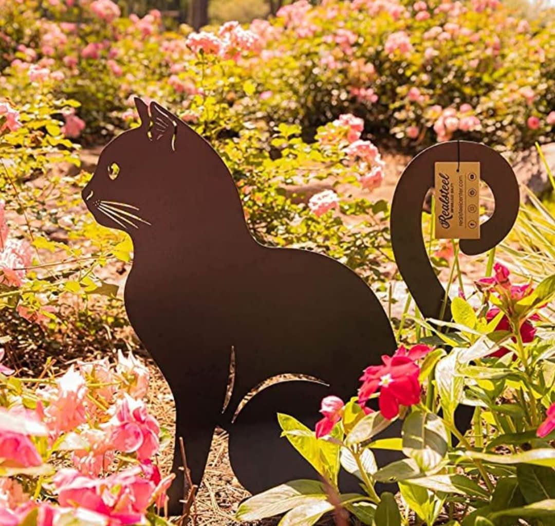 Rynx | Cat Metal Garden Decoration