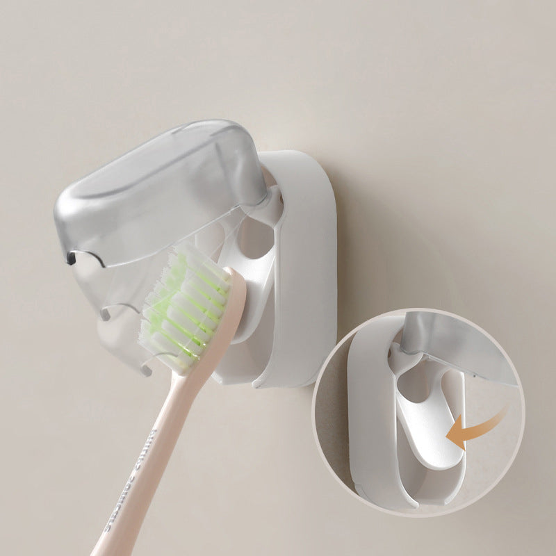 Rynx | Toothbrush Holder Wall Mount with Cover
