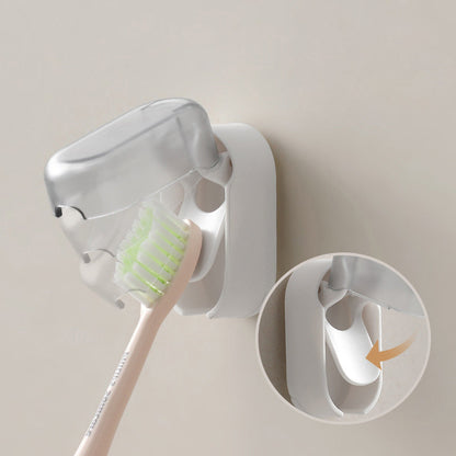 Rynx | Toothbrush Holder Wall Mount with Cover