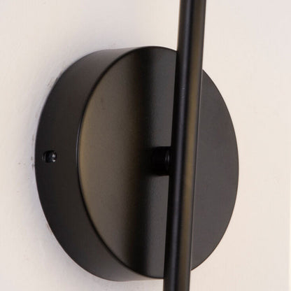 Rynx | GlintArc Wall Lamp | Minimalist Cylinder Glass Design | Flexible Arm | 1-Light Wall Light for Stylish Spaces