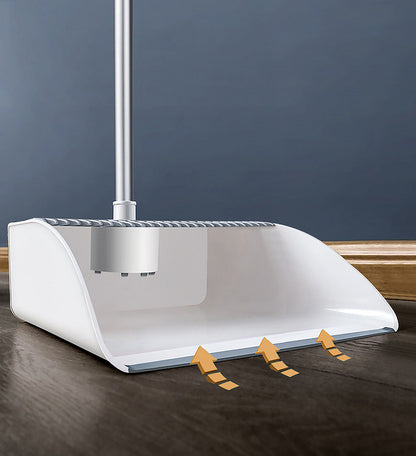 RYNX | Broom With Stand-Up Dustpan Combo Set For Use In The Office, Home, Kitchen, Lobby Floor