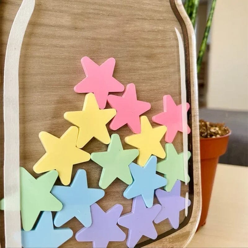 Rynx | JoyJar Personalized Reward Jar | Custom Engraving | Motivation & Decoration