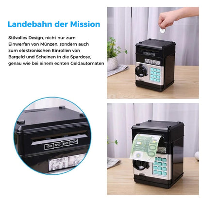 Rynx | Children's piggy bank with combination lock