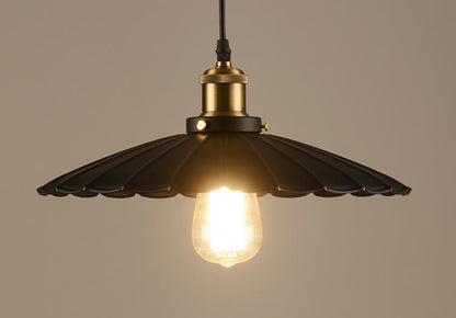 Rynx | Ironique Vintage Industrial Pendant Light | Iron Lampshade | 1-Light Design | Retro Lighting for Living Spaces