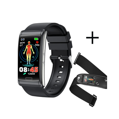 Rynx | Smart Bracelet 3-Channel EKG Blood Pressure Blood Oxygen Blood Sugar Sleep Detection