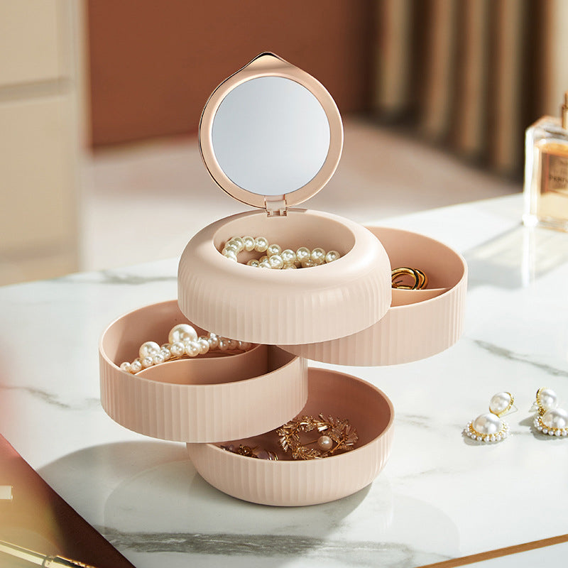 Rynx | Elegant stackable jewelry box – Practical storage with mirror and elegant design